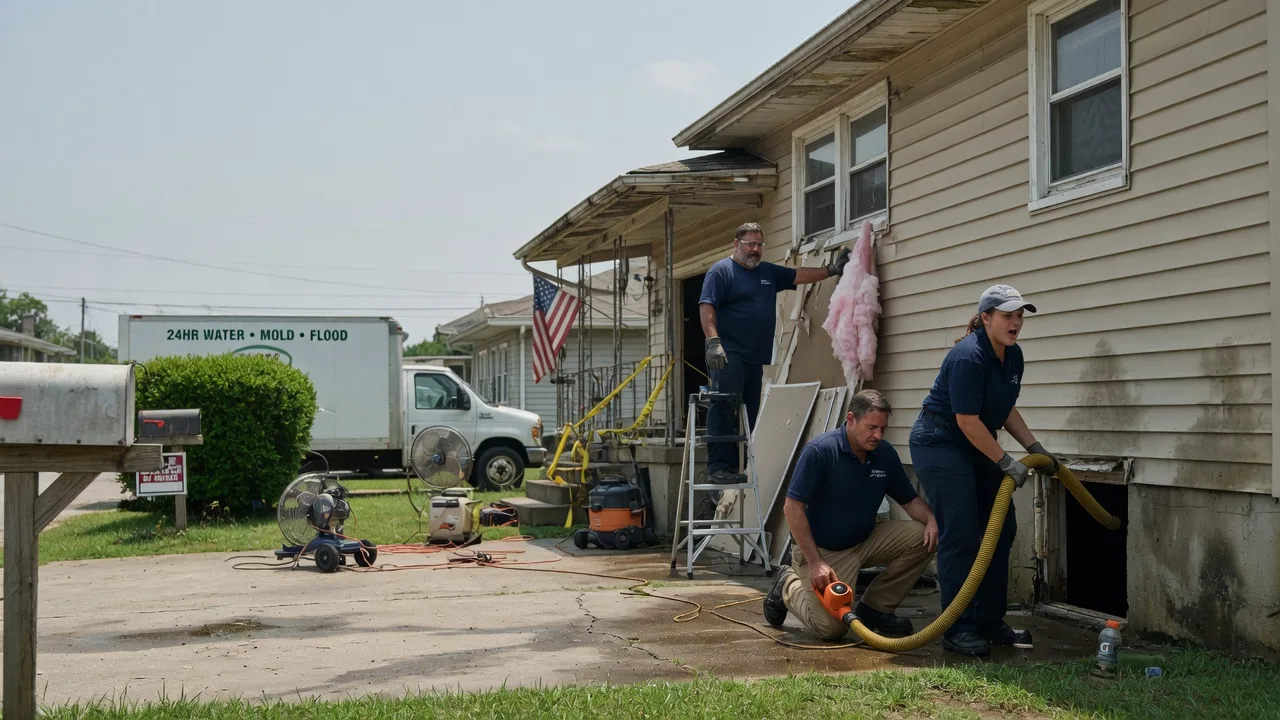 Water Damage Repair in Rosamond, IL near me